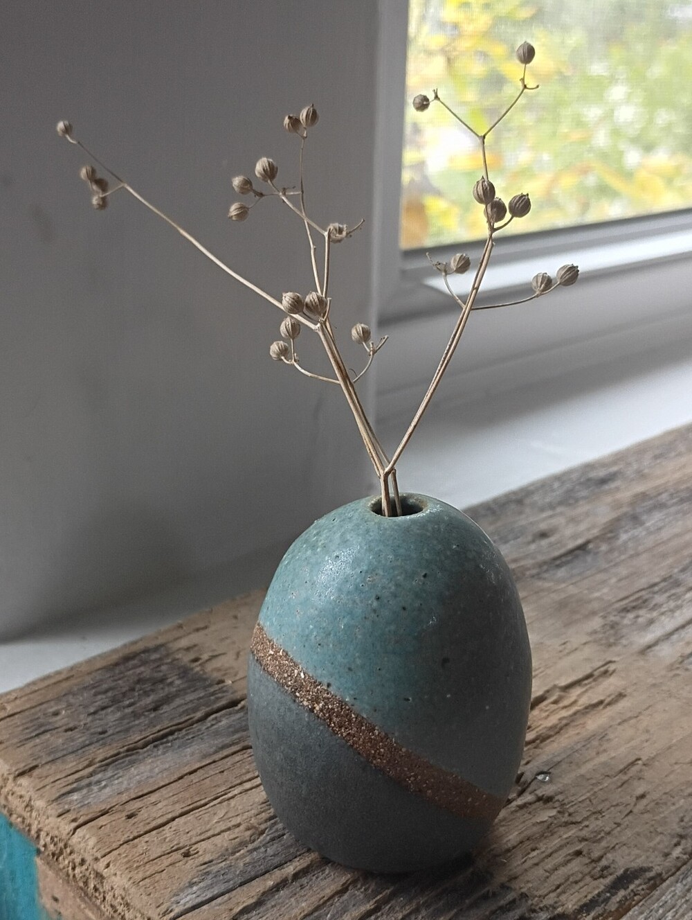 Small Handmade Ceramic Bud Vase